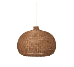 Abat-jour, Belly, naturel, L54cm, H40cm - Ferm Living