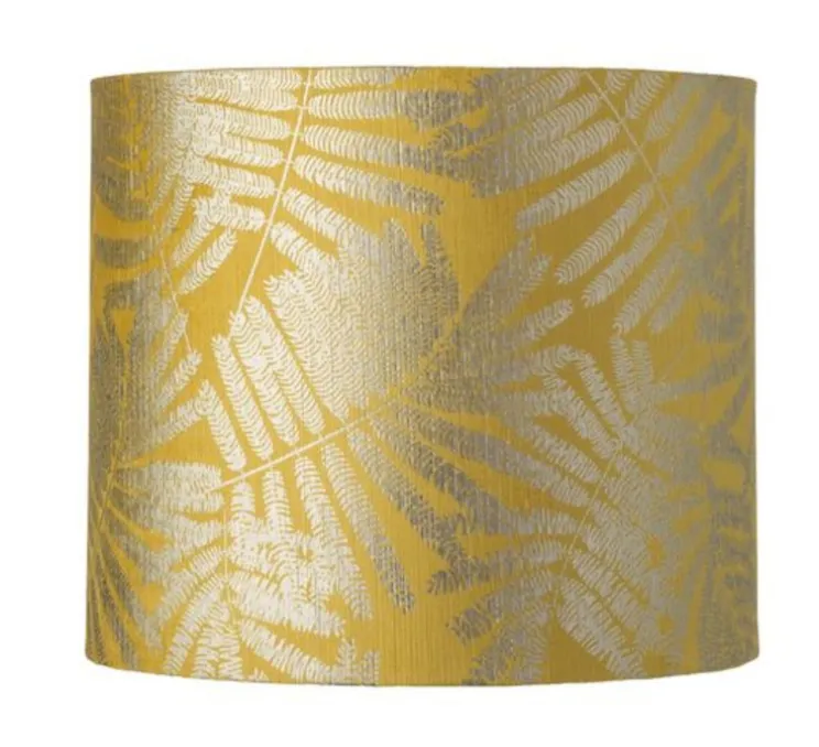Abat-jour, Fern leaves wild, jaune, Ø35cm, H30cm - Ebb and Flow