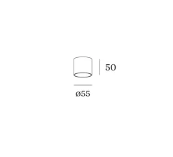 Abat-jour, Odrey shade 1.0, noir, Ø5,5cm, H5cm - Wever & Ducré