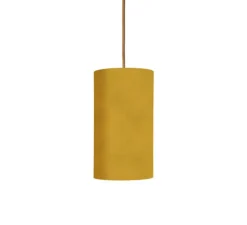 Abat-jour, Rosyta, jaune, Ø11,5cm, H22cm - Ebb and Flow