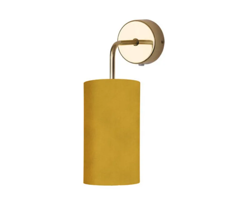 Abat-jour, Rosyta, jaune, Ø11,5cm, H22cm - Ebb and Flow