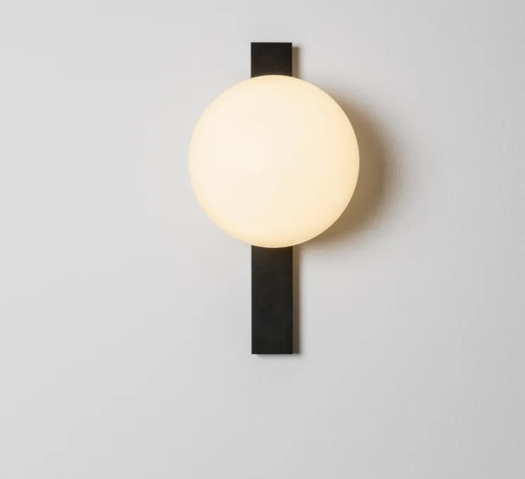 Applique, Circ A-3720, version indoor, noir mat, LED, dim, 2700K, 870 lm, L16cm, H30cm - Estiluz