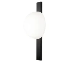 Applique, Circ A-3720, version indoor, noir mat, LED, dim, 2700K, 870 lm, L16cm, H30cm - Estiluz