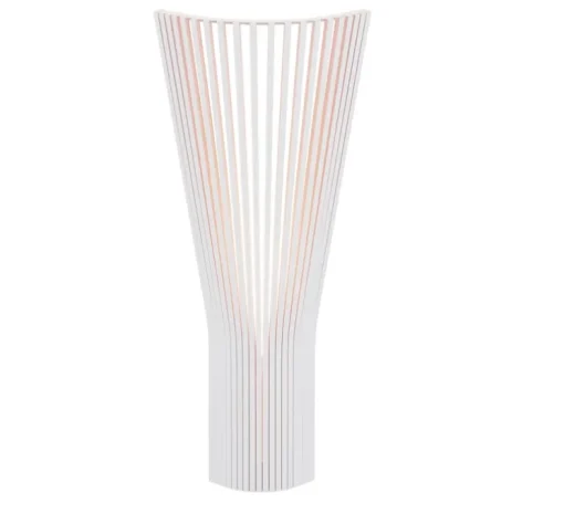 Applique d'angle, Secto 4236, blanc, sans câble Ø26cm, H60cm - Secto Design