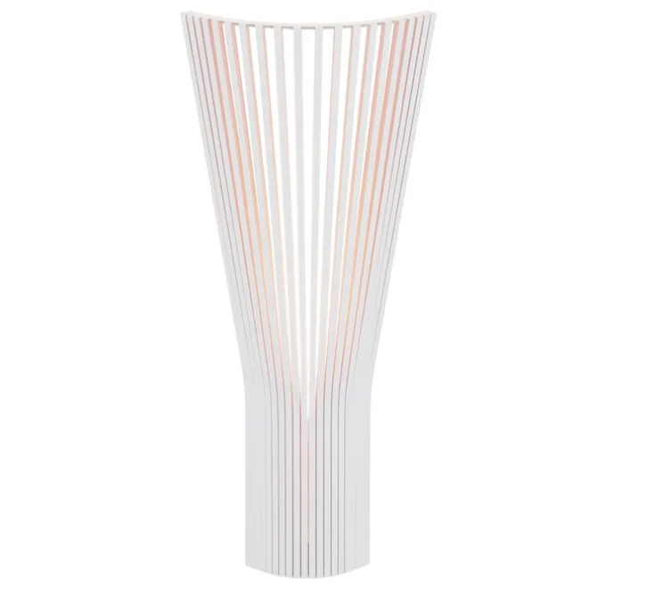 Applique d'angle, Secto 4236, blanc, sans câble Ø26cm, H60cm - Secto Design