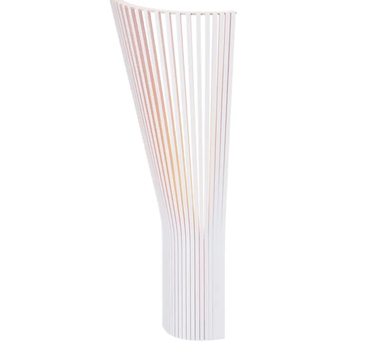 Applique d'angle, Secto 4236, blanc, sans câble Ø26cm, H60cm - Secto Design
