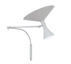 Applique, De Marseille, Le corbusier, blanc, L166cm, H80cm, Ø50cm - Nemo lighting