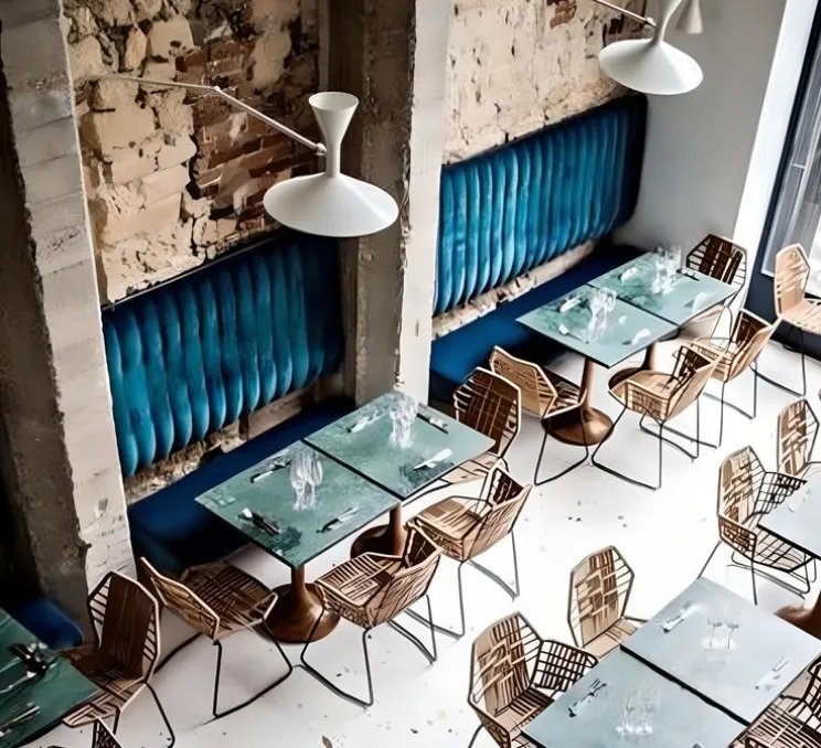 Applique, De Marseille Mini, blanc, L85cm, H50cm - Le Corbusier - Nemo Lighting