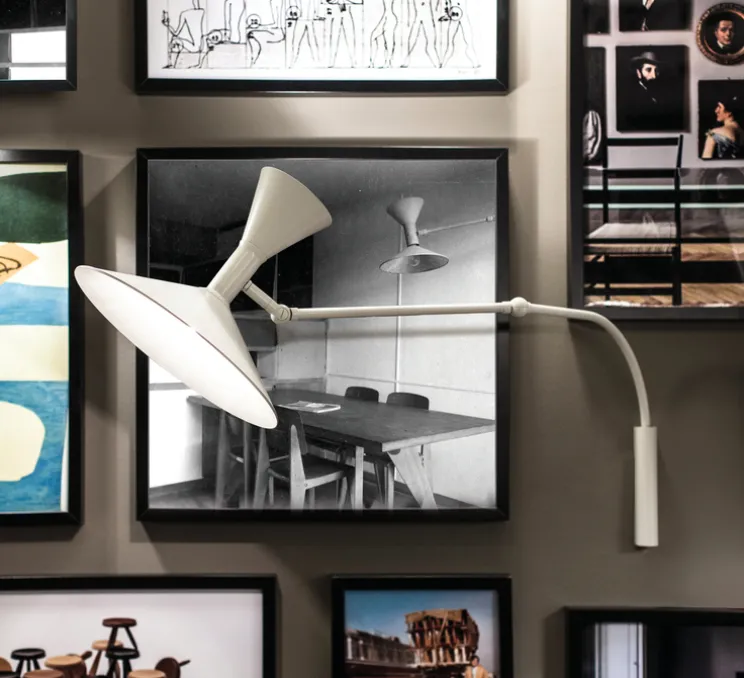Applique, De Marseille Mini, blanc, L85cm, H50cm - Le Corbusier - Nemo Lighting