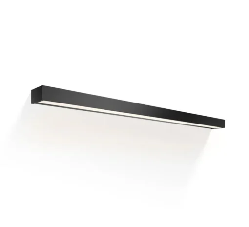 Applique de salle de bain, Box 120 N, noir mat, IP44, LED, dim, 2700K, 10608 lm, L120cm, H5cm - Decor Walther