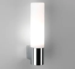 Applique de salle de bain, Bari, chrome poli, IP44, L4cm, H20cm - Astro Lighting