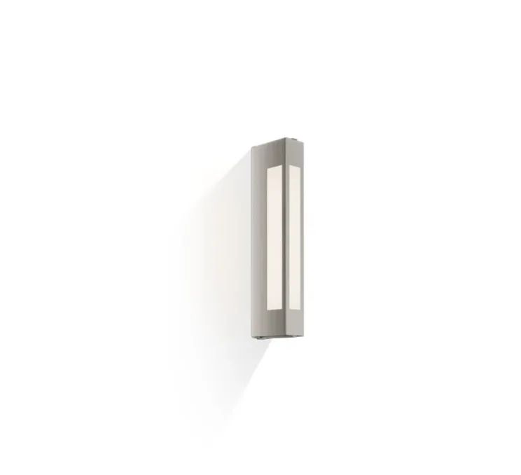 Applique de salle de bain, Bloc 37, nickel, IP44, L5cm, H37cm - Decor Walther