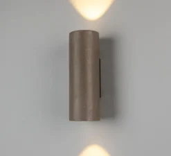 Applique de salle de bain, Pudong, bronze, IP65, , 3000K, 950 lm, L9cm, H26cm - Mullan Lighting