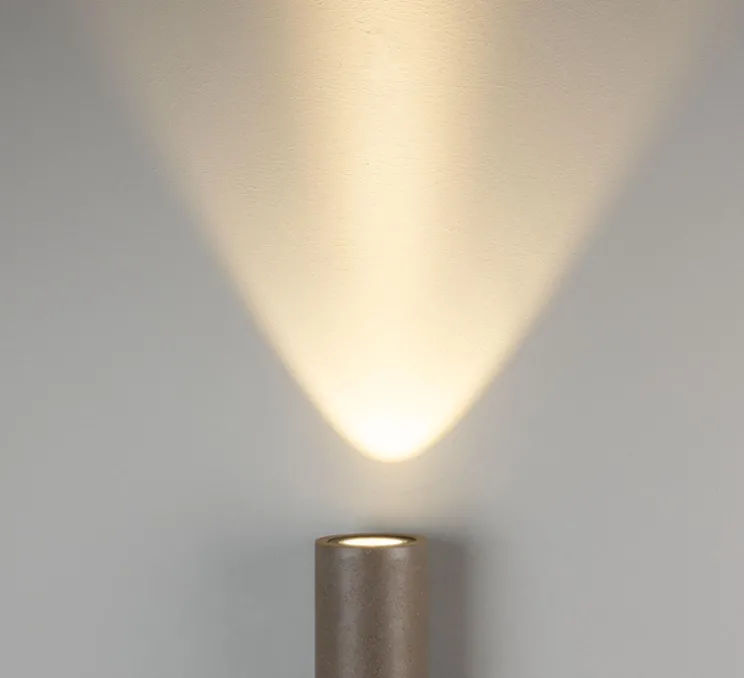 Applique de salle de bain, Pudong, bronze, IP65, , 3000K, 950 lm, L9cm, H26cm - Mullan Lighting