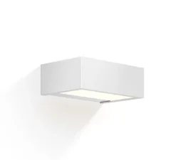 Applique de salle de bain, Box 15 N, blanc mat, LED, 2700K, 2440lm, L15cm, H5cm, IP44 - Decor Walther
