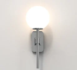 Applique de salle de bain, Tacoma Single, chrome poli, IP44, L7cm, H27cm - Astro Lighting