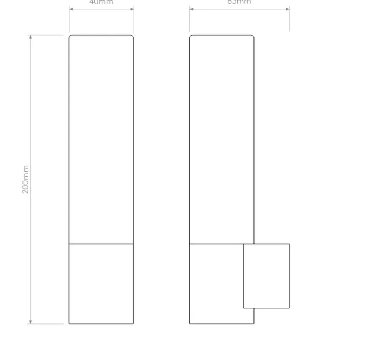 Applique de salle de bain, Bari, or mat, IP44, L4cm, H20cm - Astro Lighting