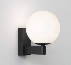 Applique de salle de bain, Sagara, noir mat, IP44, L12cm, H15,5cm - Astro Lighting