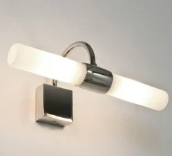 Applique de salle de bain, Dayton, chrome, IP44, L29cm, H11,5cm - Astro