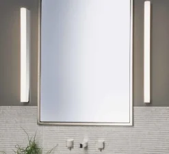 Applique de salle de bain, Artemis 600 LED, chrome poli, IP44, LED, 3000K, 604lm, L3,3cm, H60cm - Astro Lighting