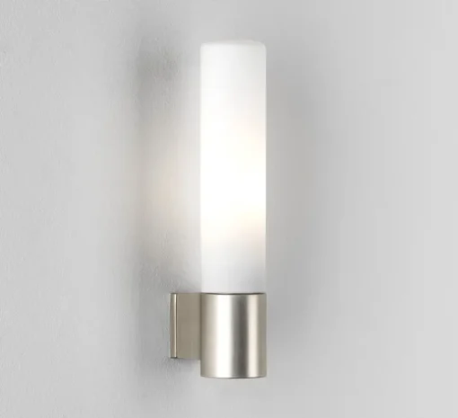 Applique de salle de bain, Bari, nickel mat, IP44, L4cm, H20cm - Astro Lighting