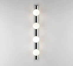 Applique de salle de bain, Cabaret 4 II, chrome poli, IP44, L55cm, H6,5cm - Astro