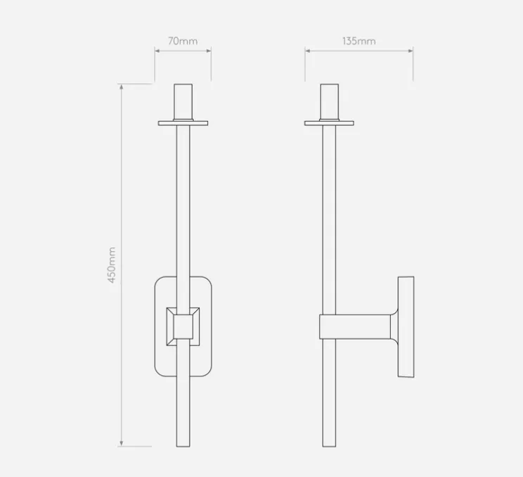 Applique de salle de bain, Tacoma Single Grande, laiton antique, abat-jour Tacoma Glass, opalin, IP44, L13,5cm, H53,2cm - Astro Lighting