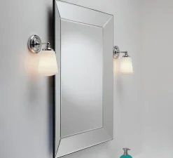 Applique de salle de bain, Anton, chrome poli, IP44, L11cm, H21,5cm - Astro