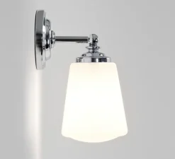 Applique de salle de bain, Anton, chrome poli, IP44, L11cm, H21,5cm - Astro