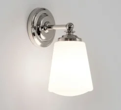Applique de salle de bain, Anton, chrome poli, IP44, L11cm, H21,5cm - Astro