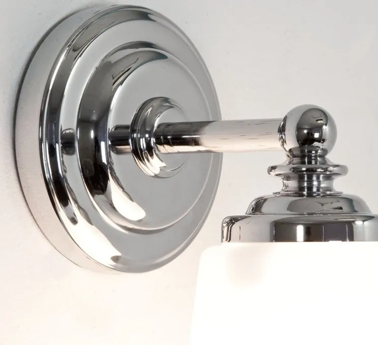 Applique de salle de bain, Anton, chrome poli, IP44, L11cm, H21,5cm - Astro