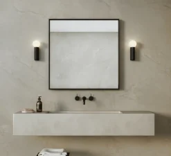 Applique de salle de bain, Ortona Single, noir mat, IP44, L9cm, H24,3cm - Astro