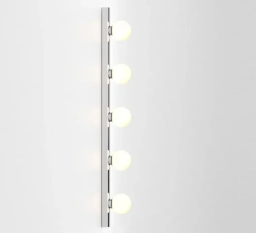 Applique de salle de bain, Cabaret 5 II, chrome poli, IP44, L70cm, H6,5cm - Astro