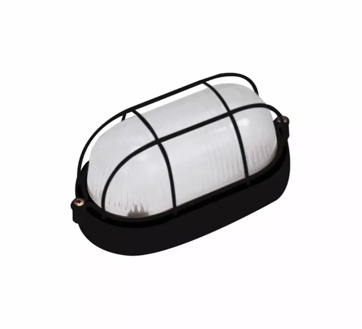 Applique de salle de bain, ESTAY-P, IP44, noir, L10cm, H10.2cm - Faro