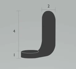 Applique d'extérieur, APLÔ, miel, IP54, LED, 3000 à 6000K, 70lm, L16,5cm, H36cm - FERMOB