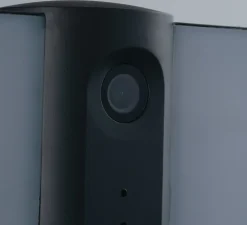 Applique d'extérieur avec caméra de surveillance intégrée, Vysor, anthracite, IP54, LED, 4000K, 2640 lm, L26,5cm, H13,2cm - Nedgis