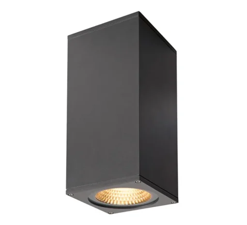 Applique d'extérieur, Big Theo Beam Up/Flood Down, anthracite, IP44,LED, 3000K, 2000+130lm, L13,5cm, H29cm - SLV