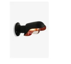 Applique d'extérieur, Bistro, noir, brique, IP44, L34cm, H16cm - Toscot