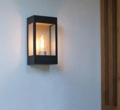 Applique d'extérieur, Brick N° 1, Noir velours, IP44, L16,9cm, H30,3cm - Roger Pradier