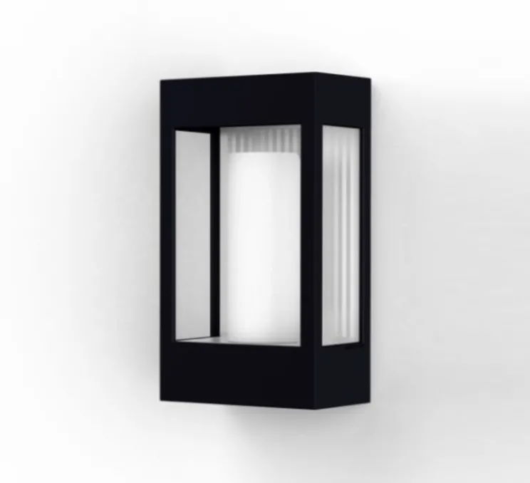 Applique d'extérieur, Brick N° 1, Noir velours, IP44, L16,9cm, H30,3cm - Roger Pradier