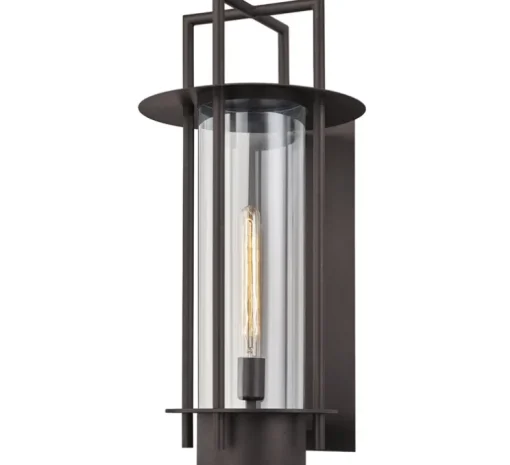 Applique d'extérieur, Carroll Park, bronze, IP44, Ø33cm, H66cm - Hudson Valley Lighting