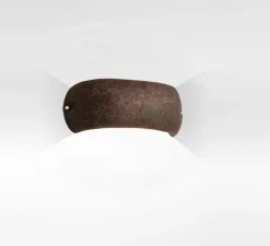 Applique d'extérieur, Castelverde M, rouille, IP55, L40cm, H15cm - Toscot