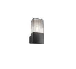 Applique d'extérieur, Dark, noir, IP54, L10,6cm, H21,8cm - Nedgis