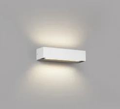Applique d'extérieur, DORO-13 , blanc, IP65, LED, 3000K, 1000lm, L22,2cm, H7cm - FARO