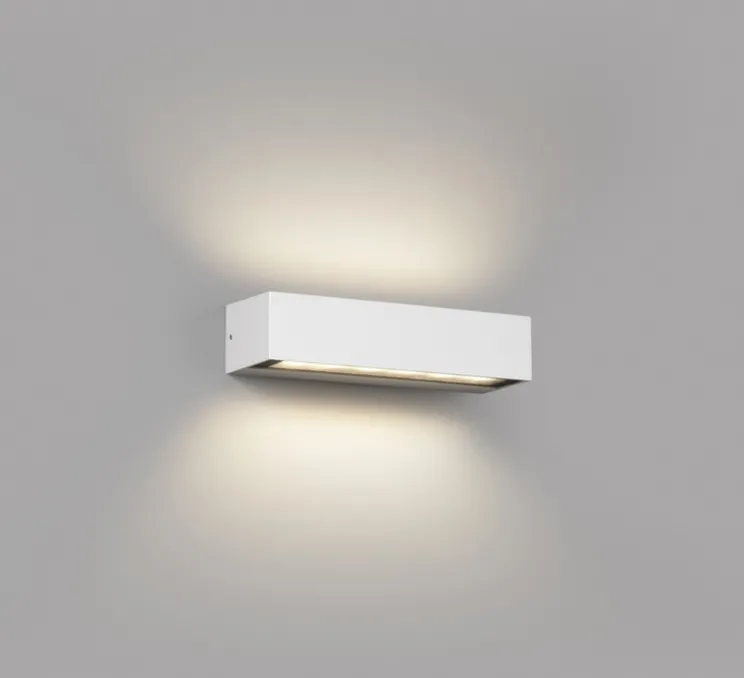 Applique d'extérieur, DORO-13 , blanc, IP65, LED, 3000K, 1000lm, L22,2cm, H7cm - FARO
