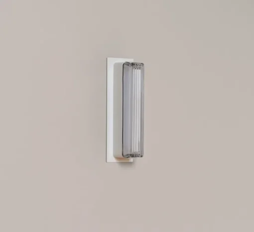 Applique d'extérieur, Estadio Singular, blanc, IP65, LED, dim, 2700K, 204 lm, L6,2cm, H30,4cm - Santa & Cole