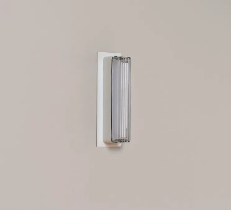 Applique d'extérieur, Estadio Singular, blanc, IP65, LED, dim, 2700K, 204 lm, L6,2cm, H30,4cm - Santa & Cole