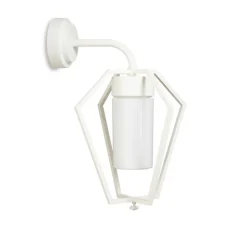 Applique d'extérieur, Gemstone 3451, Blanc, verre opale, IP44, L32cm, H48cm - Moretti Luce