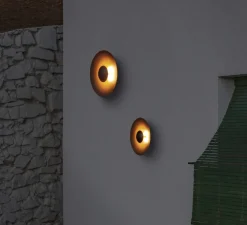 Applique d'extérieur, Ginger 60C, Marron rouille, IP65, LED, dim, 2700K, 2933 lm, Ø60cm, P16,4cm - Marset