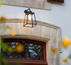 Applique d'extérieur, Lampiok 2 n°3, gris noir, IP65, L28cm, H54,7cm - Roger Pradier